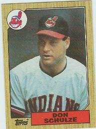 1987 Topps Baseball Cards      297     Don Schulze